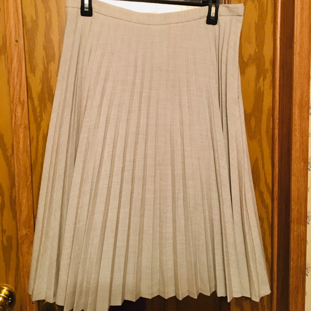 Beautiful, light gray ribbon style skirt. Size 10